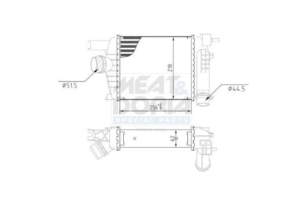 Turbo Radyatörü  Renault Captur (2013->)  RENAULT ORJINAL 144961381R