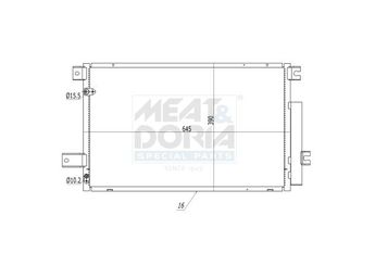 Klima Radyatörü  DENSO DCN50005  8845005170