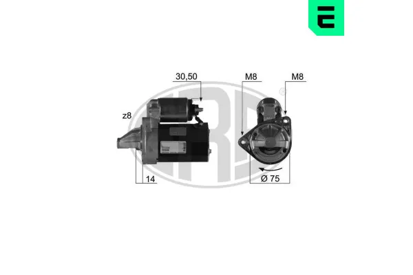 Marş Dinamosu  Kia Picanto (SA)(2004->)  ERA 220348A