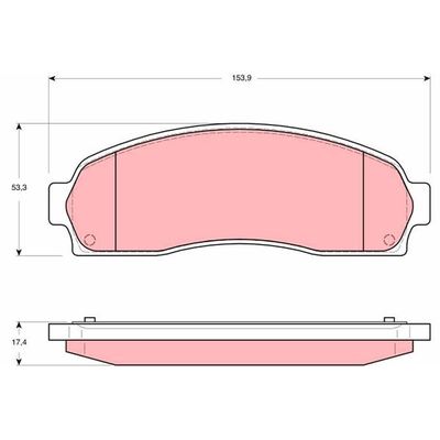 Fren Disk Balata Ön OTOZONE FDO3065-R
