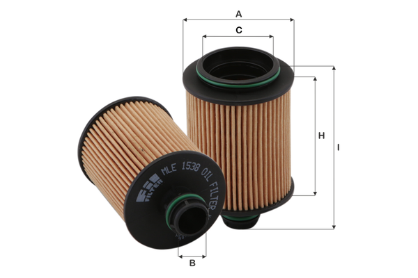 Yağ Filtresi  Fiat Sedici (189)(2006->)  FIL FILTRE MLE 1538