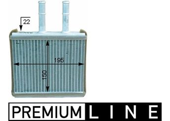 Kalorifer Radyatörü  MAHLE AH 206 000P  96539642 96650492 96887038