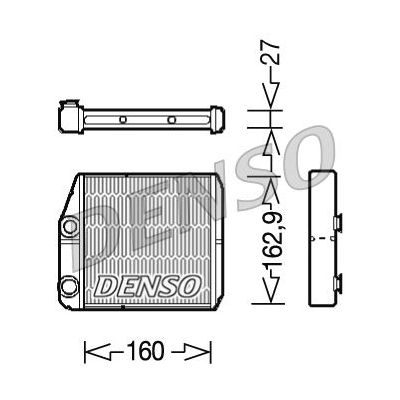 Kalorifer Radyatörü  Fiat Ducato Minibüs 33 (09.2006->)  DENSO DRR09035