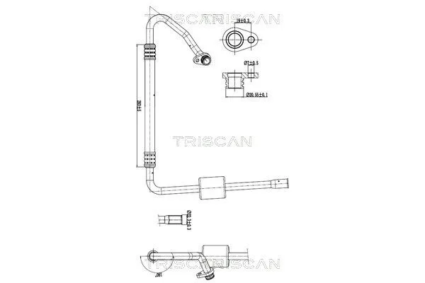 Klima Hortumu  PSA ORJINAL 6477FV