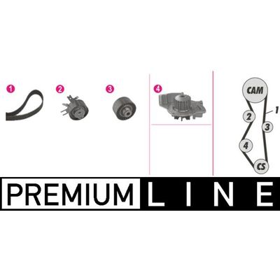 Devirdaim Su Pompası  MAHLE CPK 96 000P