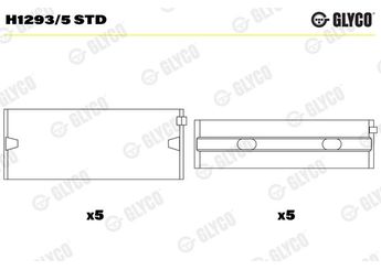 Ana Yatak (STD)  GLYCO H1293/5 STD  H12935STD 55196015 55196140 55207855 55207856 55207857 55207858 55207859 55207860 55207861 55207862 55207863 55207864 71753015 71753016 71753017 71753018 71753019 71753020