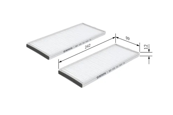 Polen Filtresi  Hyundai Getz (TB)(2002->)  BOSCH 1 987 432 161