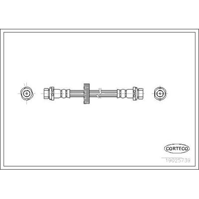Fren Hortumu Arka Sağ veya Sol FROW 509.1112.011