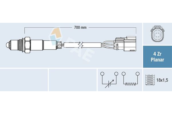 Oksijen (Lambda) Sensörü  FAE 77671
