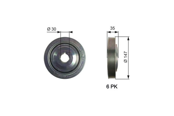 Krank Kasnak  GATES TVD1101