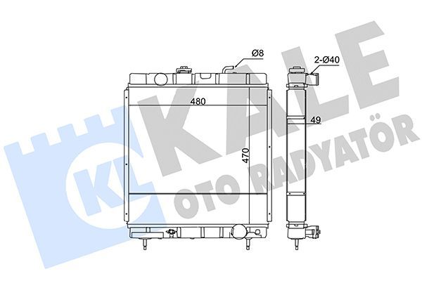 Su Radyatörü  KALE 0404052PA