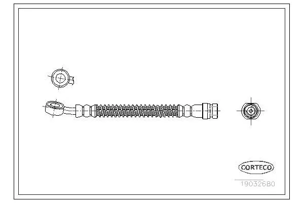 Fren Hortumu Ön Sağ MGA 51724