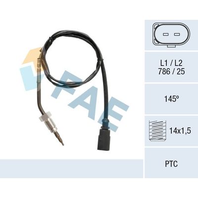 Egzoz Sıcaklık Sensörü  BOEM 03P906088A