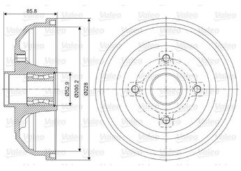Kampana Arka Sağ veya Sol VALEO 237058  9196287 418000 9004416 24401369