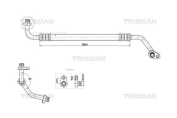 Klima Hortumu  PSA ORJINAL 6477C8