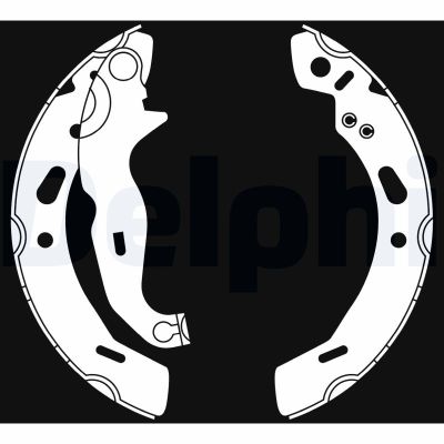 Fren Pabuçlu Balata Arka Ford Fiesta (CB1)(2008->)  DELPHI LS2016