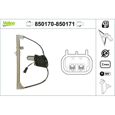 Cam Krikosu Ön Sol Fiat Multipla (186)(09.2004->)  VALEO 850170