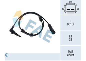 Abs Sensörü Arka Sağ veya Sol HELLUX HLS.8264  8200735319 4790000Q0F 47900-00Q0F 4421334 95507165 479501544R 47 95 015 44R 82 00 735 319 61068