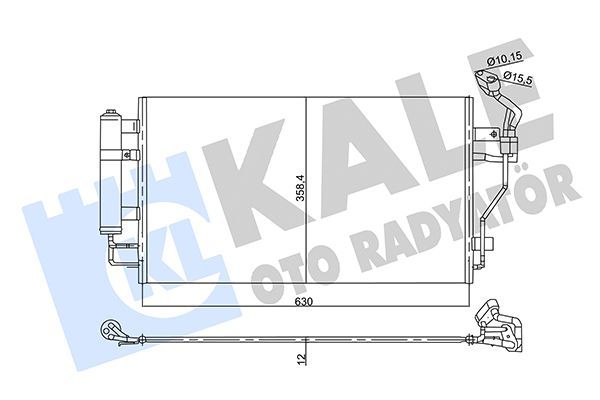 Klima Radyatörü  Nissan Leaf (ZE0)(01.2012->)  VALEO 822632