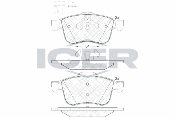 Fren Disk Balata Ön Alfa Romeo Giulietta (191)(2010->)  FIAT ORJINAL 77367959