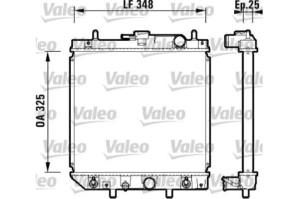 Su Radyatörü  Daihatsu Gran Move (G3...)(1997->2002)  VALEO 734210