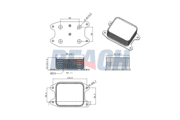 Motor Yağ Soğutucu  Volkswagen T-Cross (D31)(11.2023->)  VOLKSWAGEN ORJINAL 04E117021B