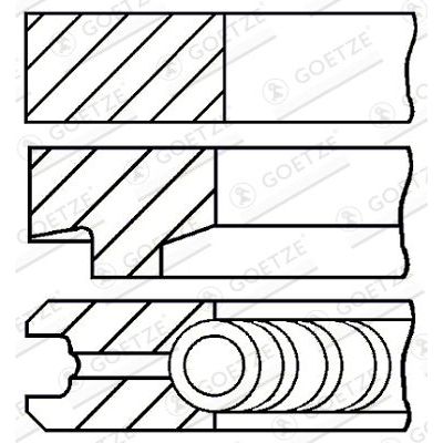 Segman (80.00MM-STD)  GOETZE 08-146100-00
