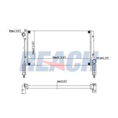 Su Radyatörü  Fiat Doblo (223) Cargo (01.2001->08.2005)  VEKA 16-4346B