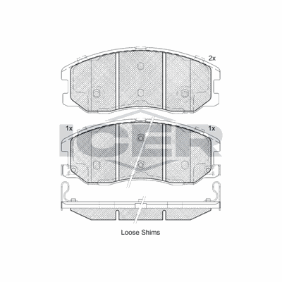 Fren Disk Balata Ön Chevrolet Captiva (2006->)  BOSCH 0 986 TB3 017