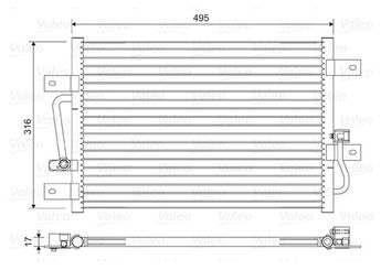 Klima Radyatörü  VALEO 814426  46481290