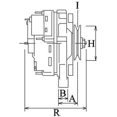 Alternatör  Lancia Y 10 (1985->)  HC-CARGO F 032 111 036
