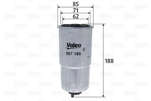 Yakıt Filtresi  VALEO 587186