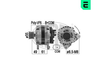 Alternatör  LUCAS ELEKTRIK LEA1189  231004EA0A 23100-4EA0A