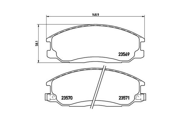 Fren Disk Balata Ön Hyundai H-1 (->2008)  MAGNETI MARELLI 363700430013