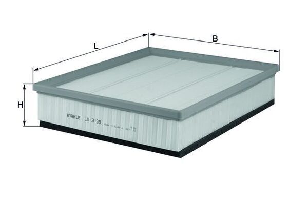 Hava Filtresi  Volkswagen Amarok (S6B)(08.2016->2020)  MAHLE LX 3139