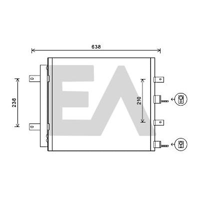 Klima Radyatörü  Jaguar XF (01.2008->)  DELPHI CF20241