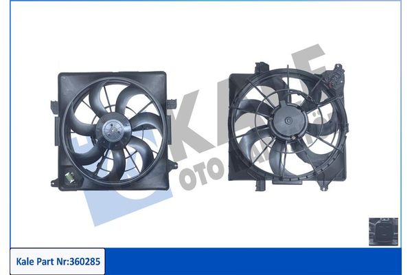 Radyatör Fan ve Motoru  MGA 83456