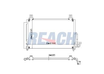 Klima Radyatörü  MAHLE AC 427 000P  97606FD000 97606-FD000 97606FD100 97606-FD100