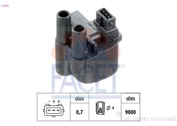 Ateşleme Bobini  FACET 9.6276  138759 2508759 7700100589 77 00 100 589