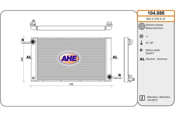 Su Radyatörü  BEHR CR 578 000P
