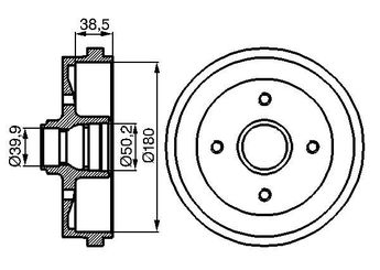 Kampana Arka Sağ veya Sol BOSCH 0 986 477 002  986477002 0 986 477 002 171501615B 171 501 615 B 171501615 191501615B 191 501 615 B 823501615B 823 501 615 B 171501615A 171 501 615 A