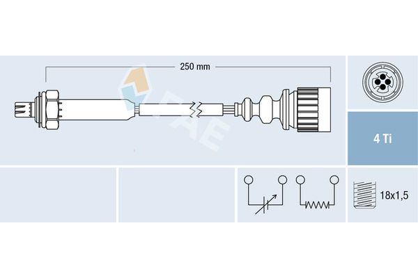 Oksijen (Lambda) Sensörü  FAE 77355