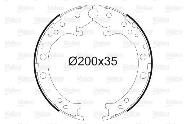 Fren Pabuçlu Balata Arka Honda CR-V (RE)(01.2007->)  VALEO 564154