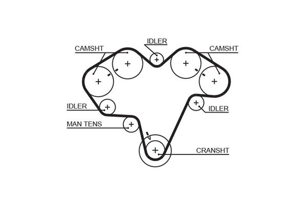 Triger Kayışı  Alfa Romeo 164 (1988->)  GATES 5475