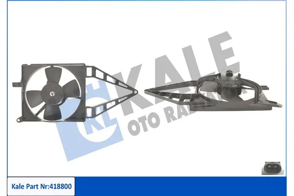 Radyatör Fan ve Motoru  Opel Corsa A (04.1985->)  KALE 418800
