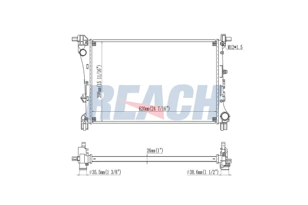 Su Radyatörü  Nissan Juke (F15E)(06.2010->)  BSG 63-520-005