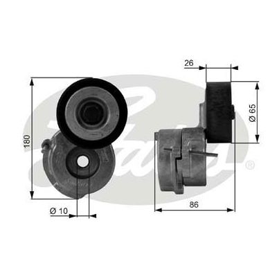 Vantilatör Kayış Gergi Rulmanı  Opel Meriva (2006->)  GATES T38440