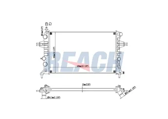 Su Radyatörü  RADISEN RR 63004-M  13150403 93277988 93277996 1300189 1300214 1300257 90570728 90570730 9119482 9119486 9193265 9202504 9202505 9202506 93177121