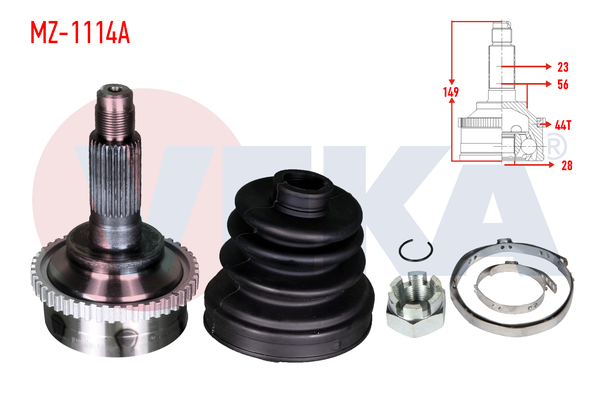 Aks Kafası Ön Dış Sağ veya Sol VEKA MZ-1114A