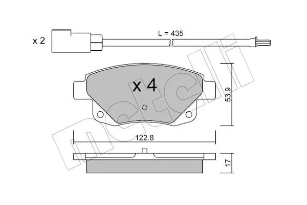 Fren Disk Balata Arka Ford Transit Kamyonet (TT9)(2006->)  FROW 504.1102.004